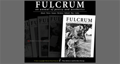 Desktop Screenshot of fulcrumpoetry.com