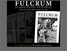 Tablet Screenshot of fulcrumpoetry.com